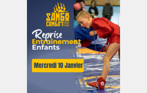 Reprise des Entraînements 