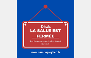 PAS D’ENTRAÎNEMENT