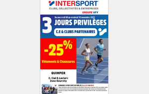 Offre  PARTENAIRE INTERSPORT