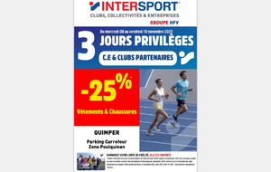 offre PARTENAIRE INTERSPORT