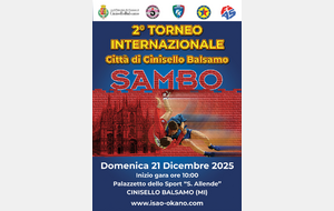 2º TORNEO INTERNAZIONALE SAMBO