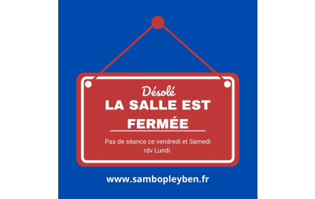 PAS D’ENTRAÎNEMENT